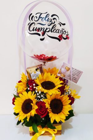 Arreglo floral Día especial Producto_desayunossorpresas.com