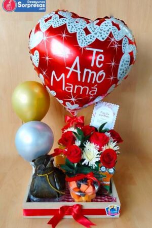 Desayuno te amo mamá. Desayunossorpresas.com