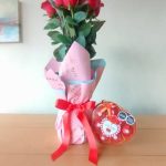 Florero con chocolates o sencillo de galería