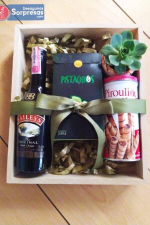 Detalle con crema de whisky