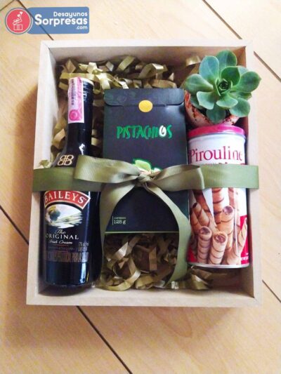 Detalle con crema de whisky