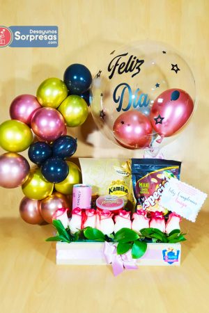 Detalle "Jardín rosa."