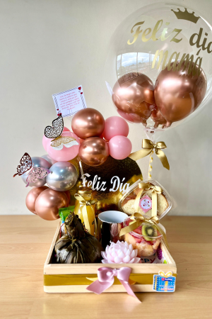 Desayuno mariposa felices