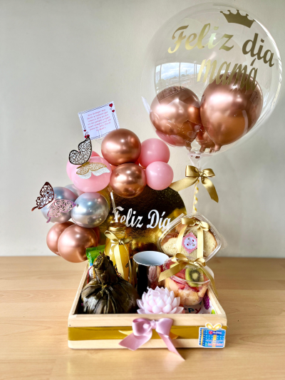 Desayuno mariposa felices